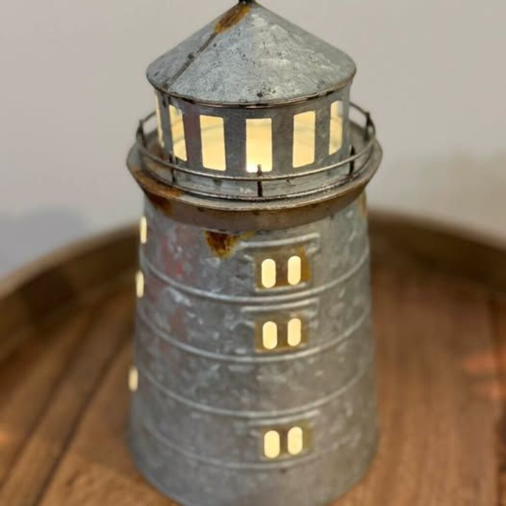 Galvanized Metal Lighthouse Scentsy Warmer